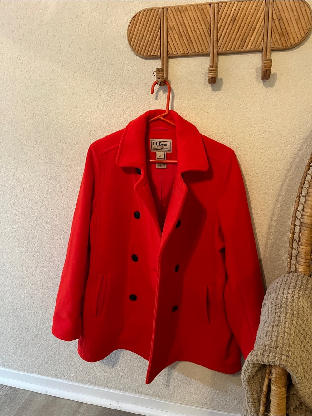 L.L. Bean red jacket